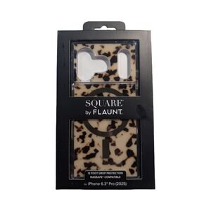 Y1-P FLAUNT Square Case w/MagSafe Apple iPhone 17 PRO Blonde Tortoise Shell ⬇️